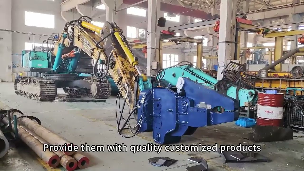 Custom Hydraulic Excavator Attachments | OEM & ODM Manufacturer Since 1996