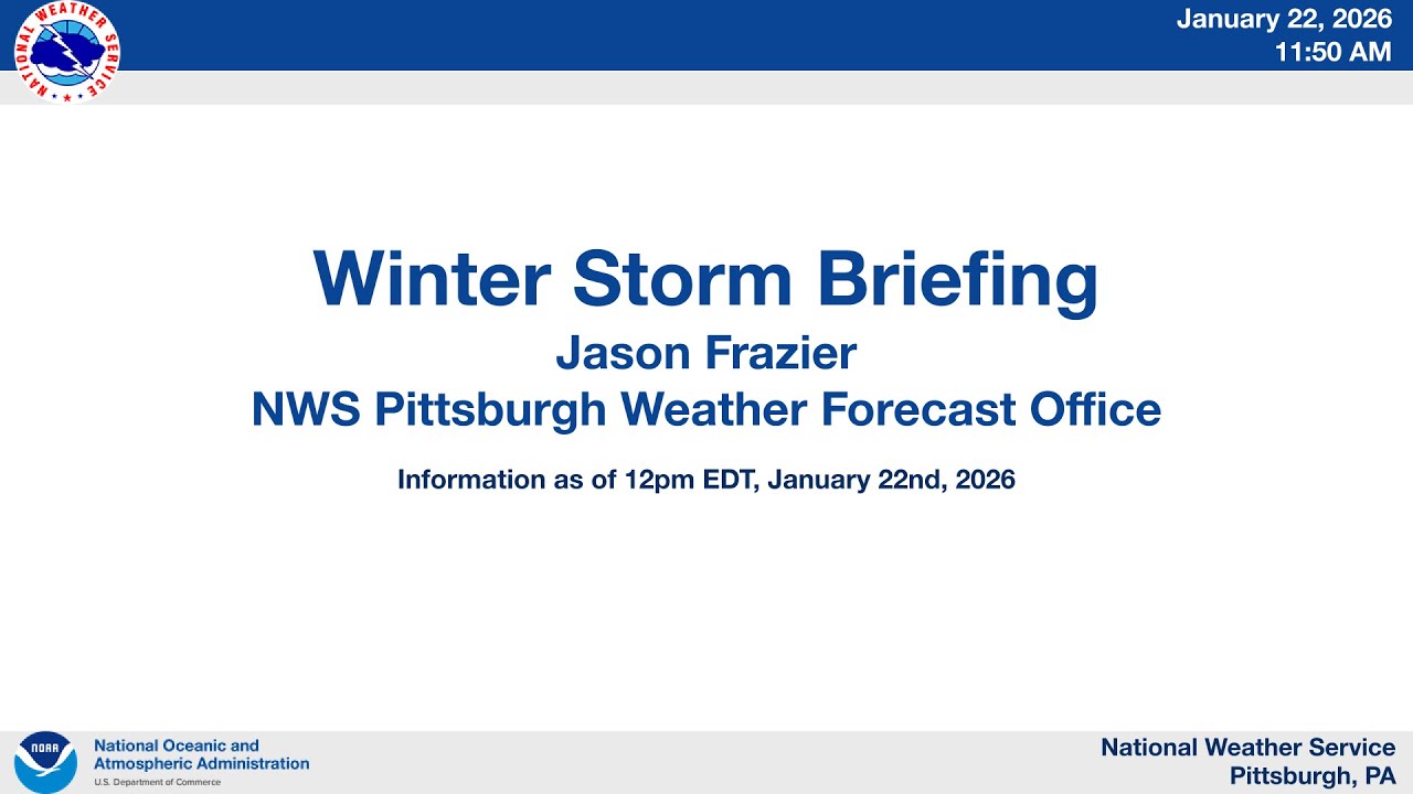 1/22/26 Winter Storm Briefing for January 25th, 2026