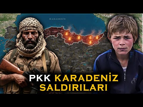 Harita Üzerinde PKK'nın Karadeniz Saldırıları | İyi ki varsın Eren!