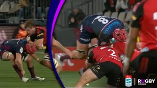 All the BIG hits from Crusaders vs Reds | Quarter Final 2022