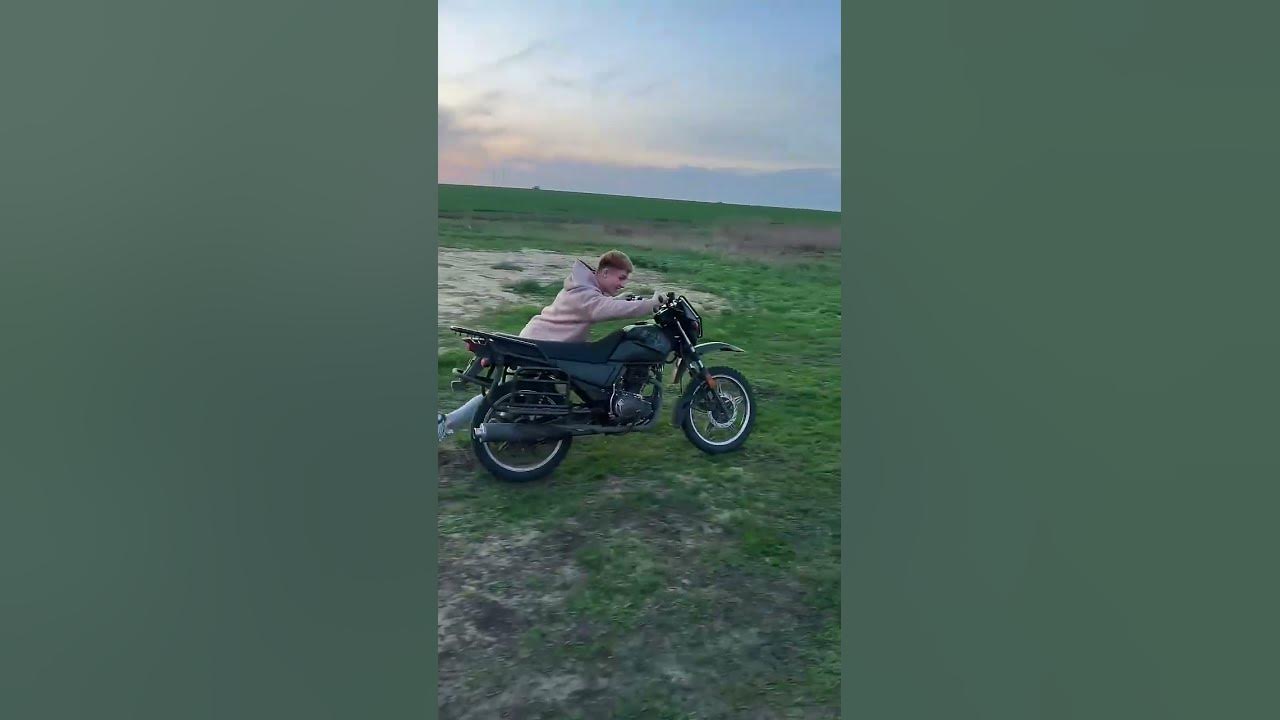 Угнал мотоцикл