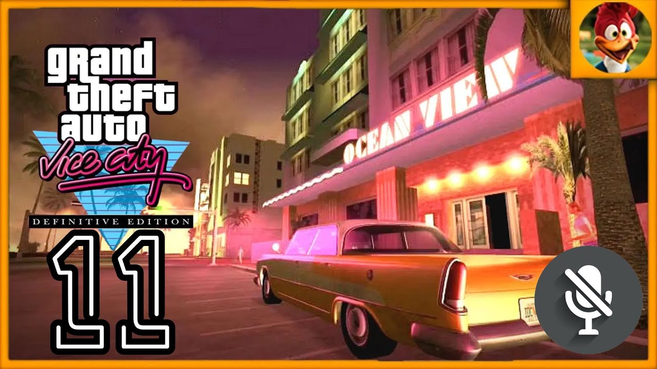 GTA Vice City Definitive Edition Прохождение без комментариев Часть 11 -Клуб Малибу/ограблению банка