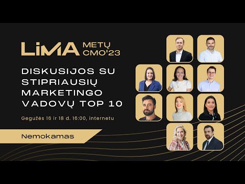 Diskusijos su stipriausių marketingo vadovų TOP 10 | 1 dalis