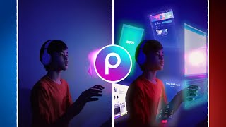Hologram Editing ll Picsart Editing  ll Tutorial screenshot 3