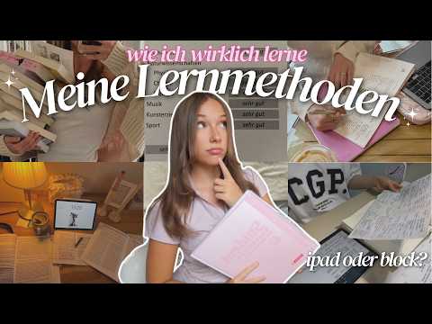 LERNMETHODEN FÜR DIE SCHULE 📝🎀 blurting, feynman, karteikarten & mein notizsystem