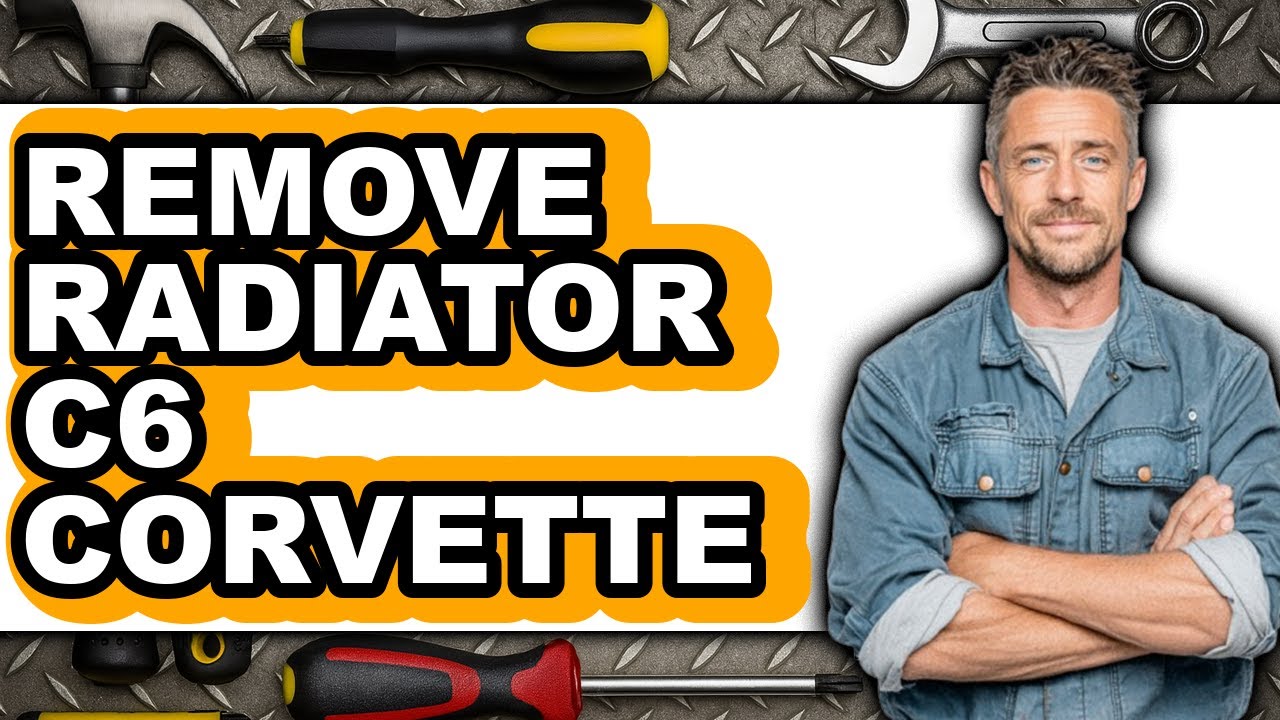 How To Remove Radiator C6 Corvette - Step By Step