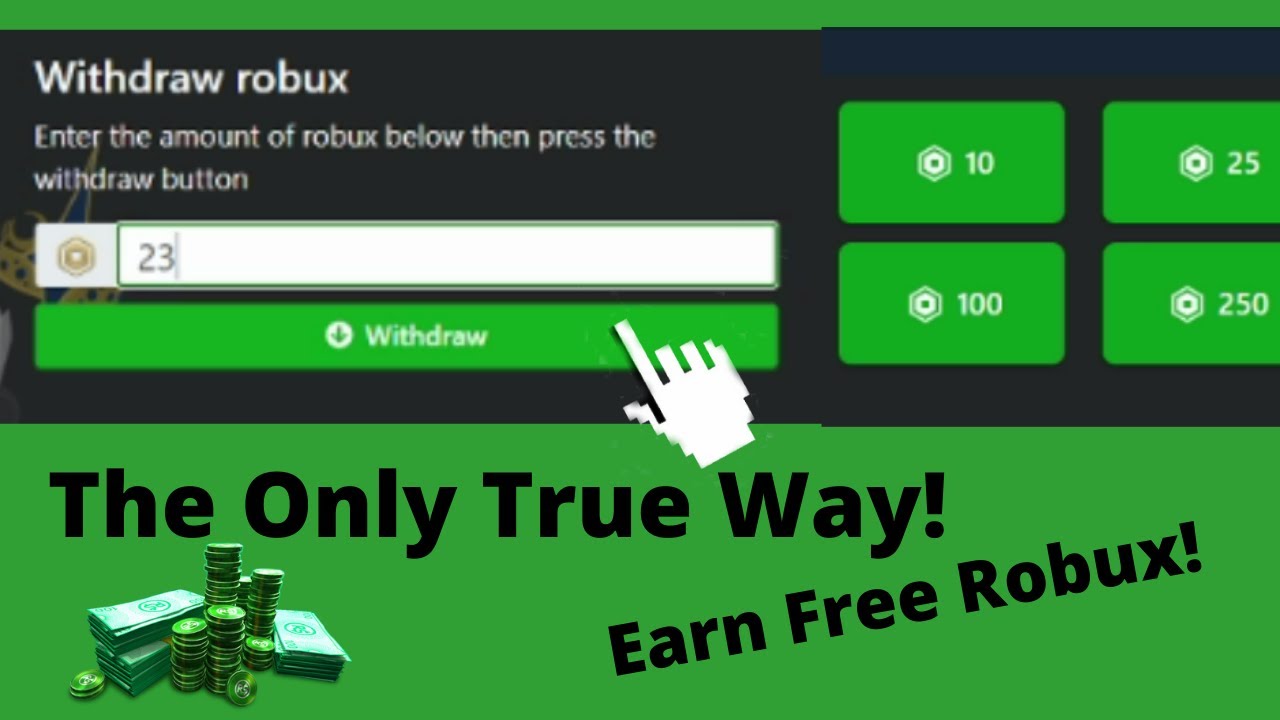 robux earn true works