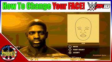 How to Edit Your Face After Importing YOUR FACE INTO WWE 2K18