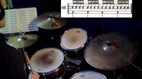 Basic Fills using Syncopation by Ted Reed (2/4)