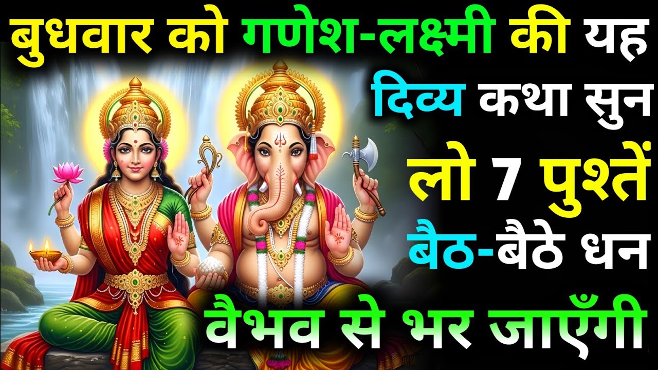 बुधवार को गणेश-लक्ष्मी की यह दिव्य कथा | 7 पुश्तें बैठ-बैठे मालामाल