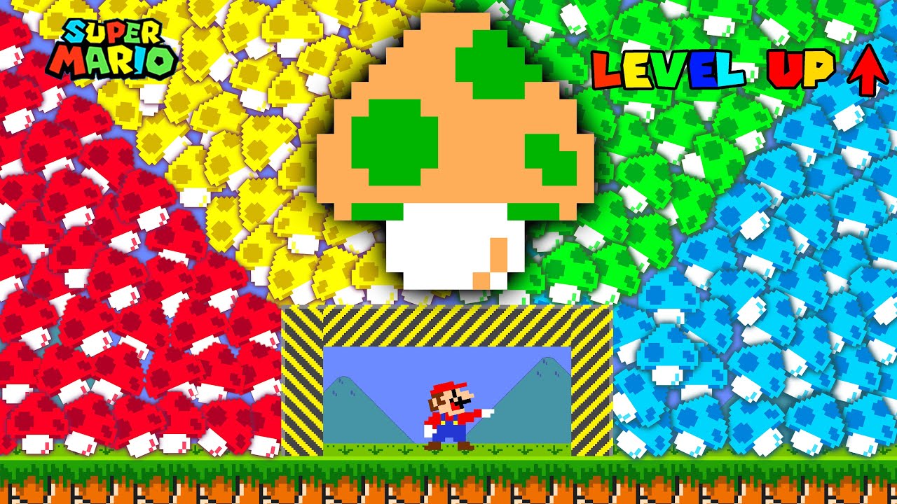 What If Mario Has Too Many SEED and Upgrading to the BIGGEST EVER?| POWER-UP MARIO