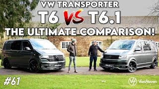 VW TRANSPORTER T6 VS T6.1 // THE ULTIMATE COMPARISON