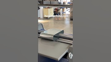 HOGI Full servo motor drive CNC 4 Roller plate bending machine for oval square shape rolling forming