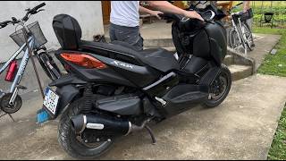 2021 YAMAHA X MAX 400 (IRON MAX) ARROW EXHAUST SOUND - DB OFF