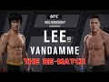 EA SPORTS UFC 2 - Bruce Lee v Jean Claude Van Damme II - THE RE-MATCH @60fps