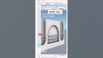 The fastest way to create a decorative interior wall in sketchup using 1001bit tools plugin #sketch