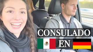 Tuvimos que ir al consulado MEXICANO en ALEMANIA y así nos fue...