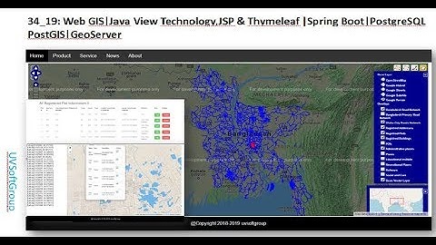 34_19: Thymeleaf | Spring Boot | JPA | Hibernate Spatial | PostGIS | Web GIS |GeoServer