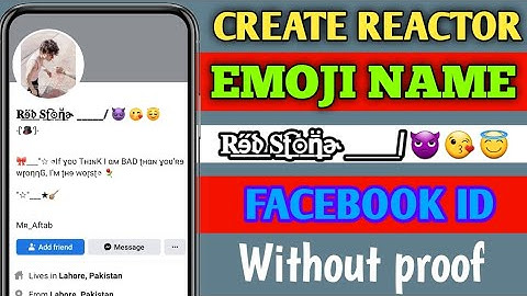 How to Create Emoji Name id Without proof 2023 | Emoji name facebook Id 2023 | Make Emoji name fb id