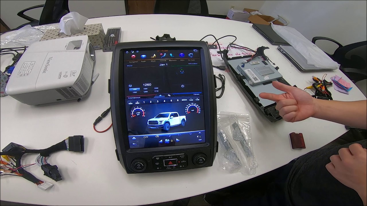 How to: install and set up 12.1 inch head units for Ford 2013 to 2014 F 150 with SYNC1 or SYNC2