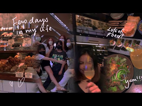 few days in my life : LOTS OF EATING |... sending bestie off, eat, work, mummy's bday...