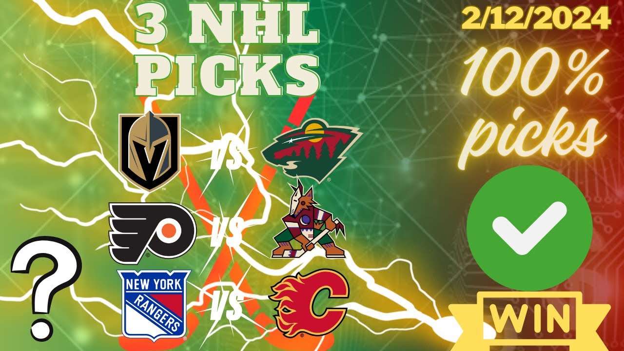 Monday nhl picks today NHL Today Picks & Predictions 2/12/24 3 Picks