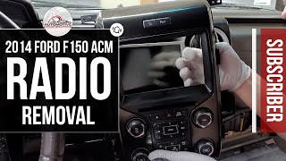 2014 Ford F150 ACM Radio Removal | How To Remove | No sound