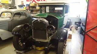 1925 Buick running after sitting for 50 years