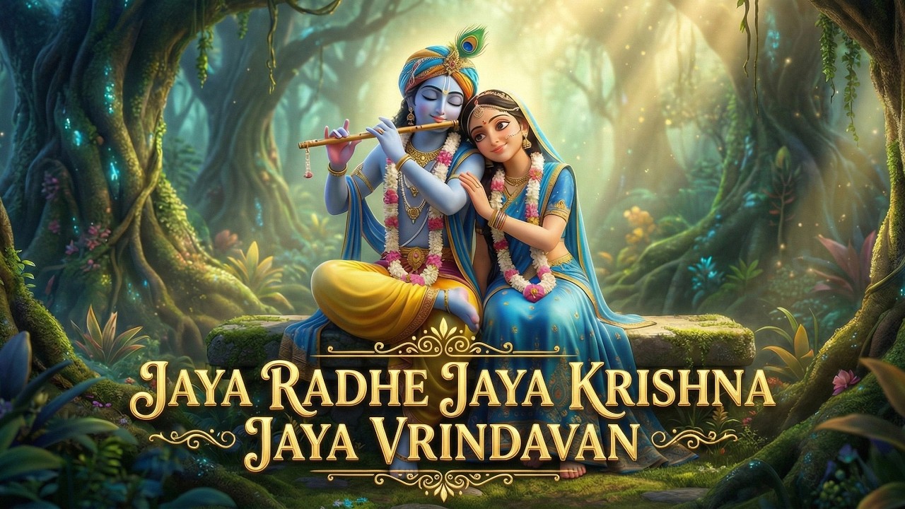 Jaya radhe Jaya Krishna Jaya Vrindhavan #bhakti #iskcon #devotionalsongs #ai 