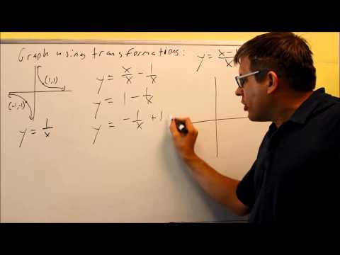 Graphing Rational Functions Using Transformations: Ex 7