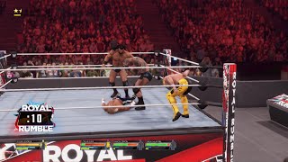 30 MAN ROYAL RUMBLE WWE 2K22