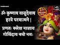 Krishna mantra  om krishnaya vasudevaya haraye paramatmane 108 times  bhakti song  krishna bhajan