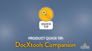 DocXtools Companion | Quick Tip on Numbering without Guided Navigation