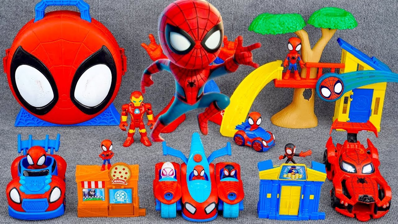 Marvel Spiderman Collection unboxing Review|LEGO Marvel Spidey Playground Playset |Launch Carry Case