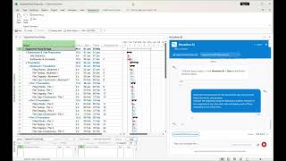 How to Generate a Gantt Chart inside MS Project with AI | Live Demo