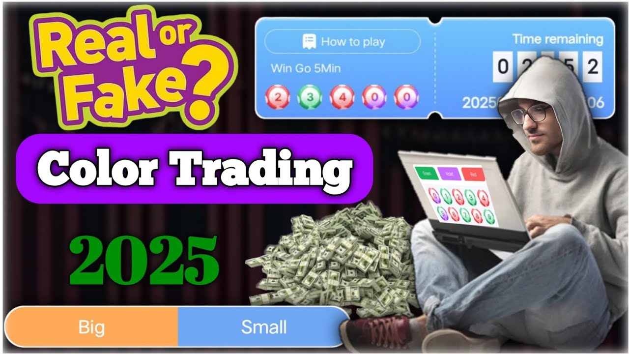 Colour prediction game / colour trading real or fake / colour trading kaise karen / new earning app