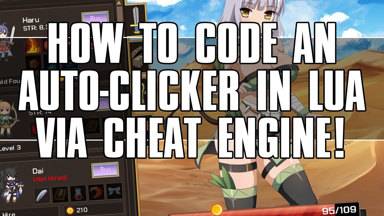 Lua Tutorial How To Make An Auto Clicker In Lua With Cheat Engine