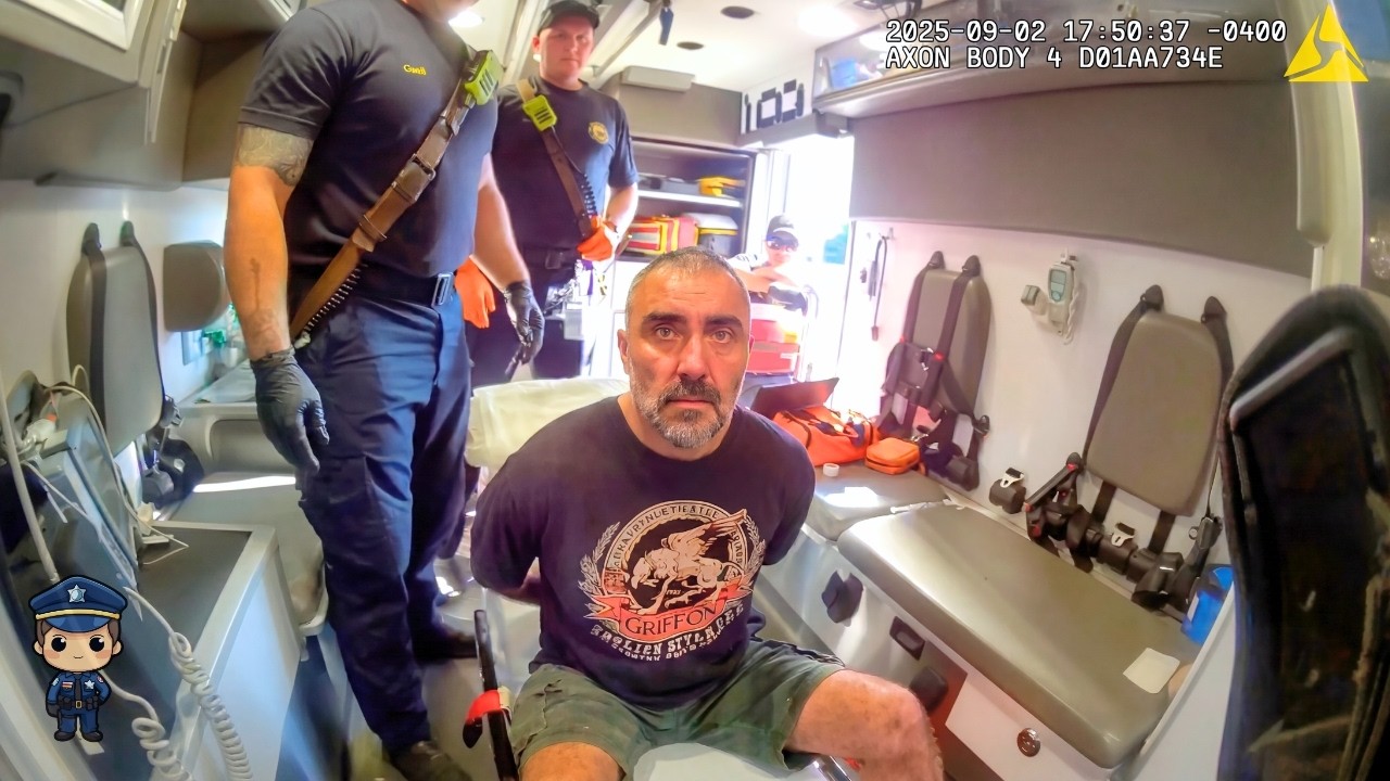 Police Tase Man After He Takes Off Running for No Reason