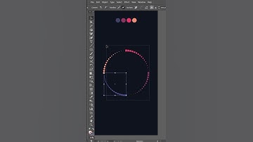 Adobe Illustrator Tutorial | Circle to Stunning Spiral Design 🌀 #Shorts #PosterDesign