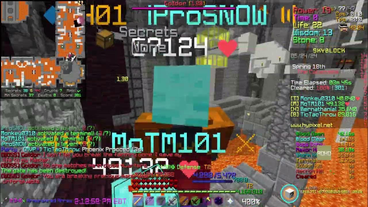 m7 shadow assassin archer pov (hypixel skyblock) YouTube