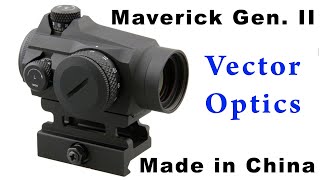 Vector Optics Maverick gen 2 red dot - optyka z AliExpress