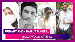 Sushant Singh Rajput Funeral: Kriti Sanon, Shraddha Kapoor, Rajkummar Rao & Others Bid Final Goodbye
