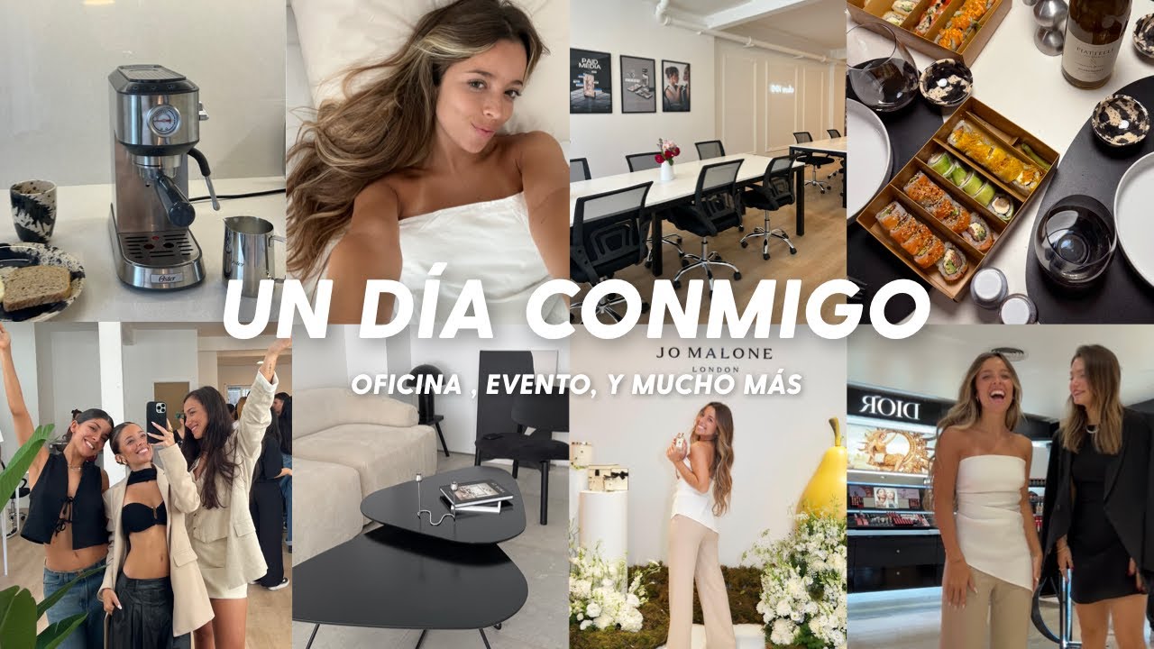 UN DIA CONMIGO!🥰 - VLOG / Rutina, oficina, evento JO Malone, Decorando mi casa y cenando en familia!