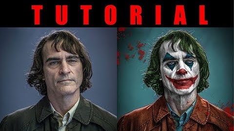 JOKER TRANSFORMATION FULL TUTORIAL - PHOTOSHOP