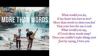 More Than Words - Music Travel Love (Lyrics)