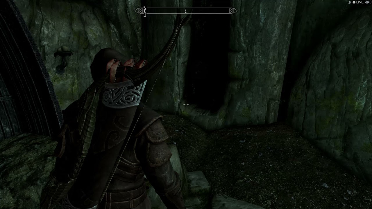 Booby Trap and Secret Door in Redwater Den, Skyrim Special Edition