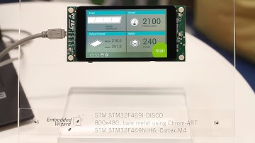 Developing smartphone-like GUIs on the STM32F469 Discovery Board with Embedded Wizard Studio