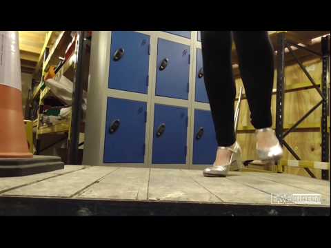 Tap Dancing Improvisation on an industrial turntable truck