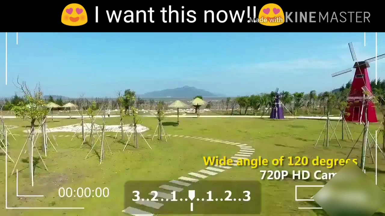 Drone with wide angle HD camera foldable Arm RC quadcopter