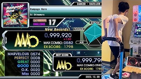 [DDR A3] harujun - Rampage Hero CSP-17 PFC 999,920